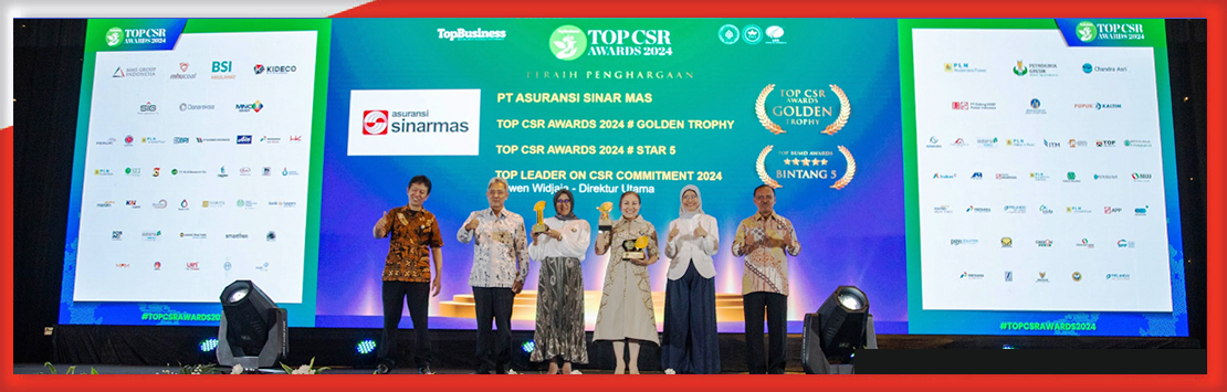 Asuransi Sinar Mas Kembali Raih Penghargaan TOP CSR Awards 2024