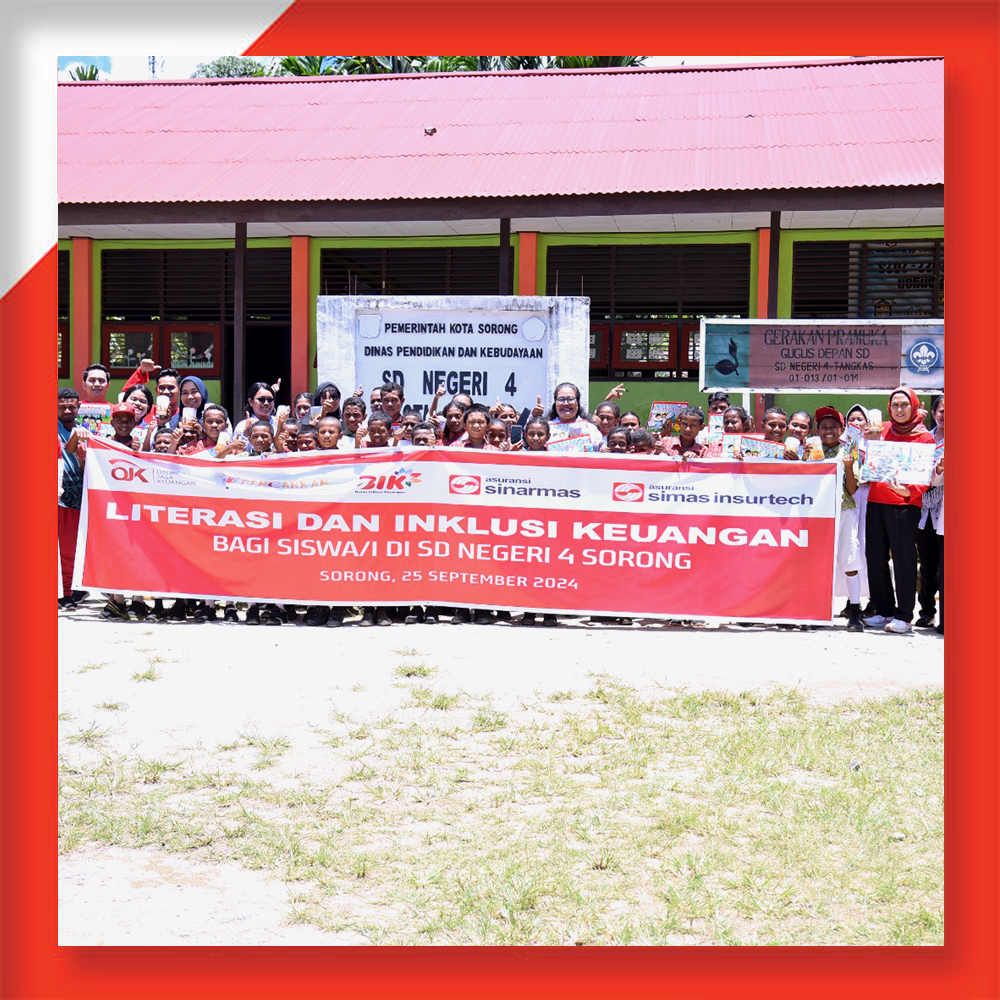 Asuransi Sinar Mas Gelar Literasi Keuangan dan Bagikan 337 Asuransi MikroBagi Siswa dan Nelayan di Kota Sorong, Papua Barat Daya