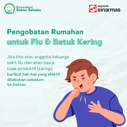 Pengobatan Rumahan untuk Flu & Batuk Kering