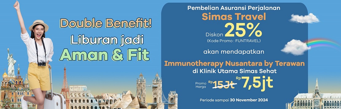 Banner Promo Simas Travel - Desktop