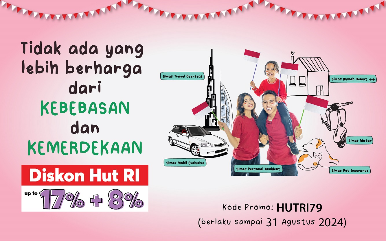 Banner Promo Asuransi Sinar Mas HUT RI - Mobile