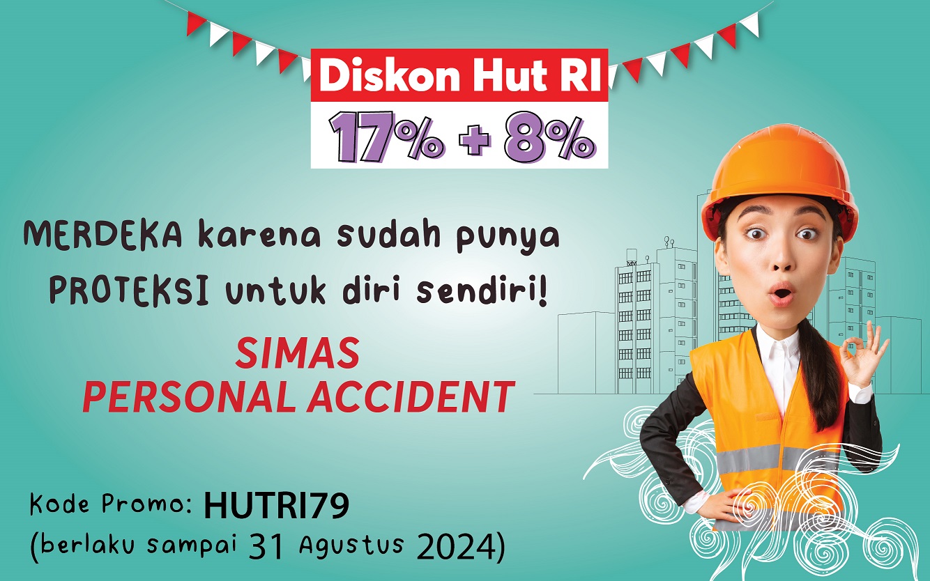 promo info HUT RI simas personal accident