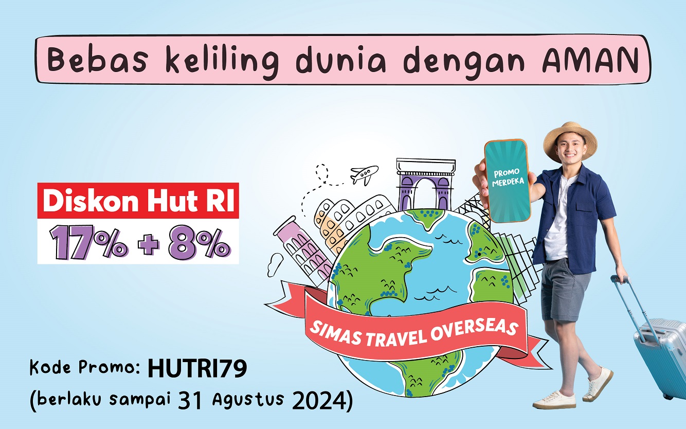 promo info HUT RI simas travel overseas